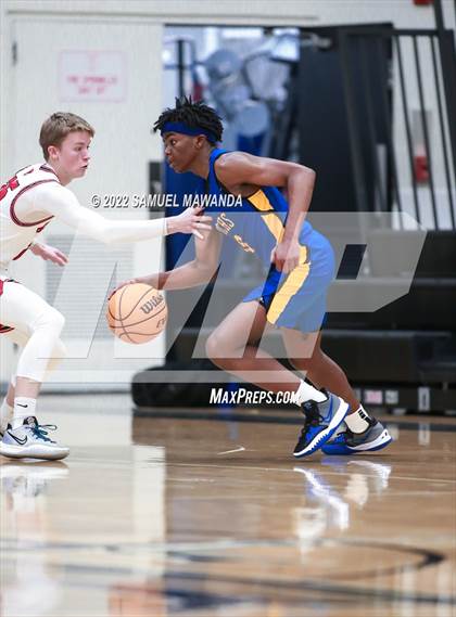 Thumbnail 3 in Bakersfield Christian vs  Santa Clarita Christian (The Warrior Showcase) photogallery.