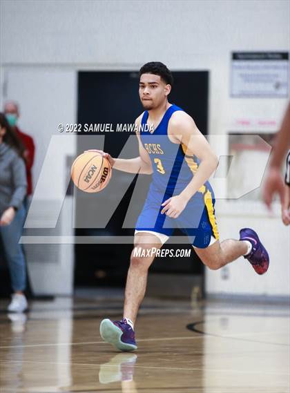 Thumbnail 2 in Bakersfield Christian vs  Santa Clarita Christian (The Warrior Showcase) photogallery.