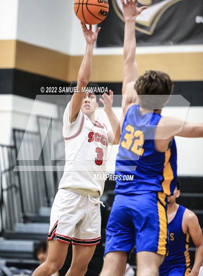 Thumbnail 1 in Bakersfield Christian vs  Santa Clarita Christian (The Warrior Showcase) photogallery.