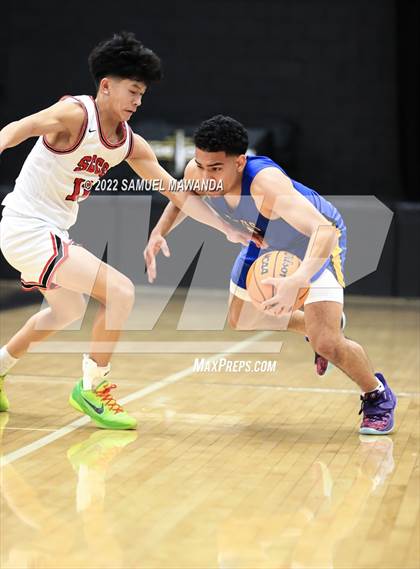 Thumbnail 2 in Bakersfield Christian vs  Santa Clarita Christian (The Warrior Showcase) photogallery.