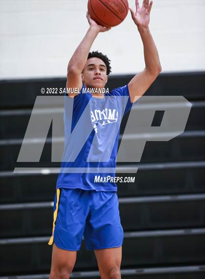 Thumbnail 1 in Bakersfield Christian vs  Santa Clarita Christian (The Warrior Showcase) photogallery.