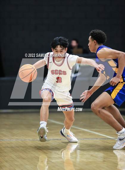 Thumbnail 1 in Bakersfield Christian vs  Santa Clarita Christian (The Warrior Showcase) photogallery.