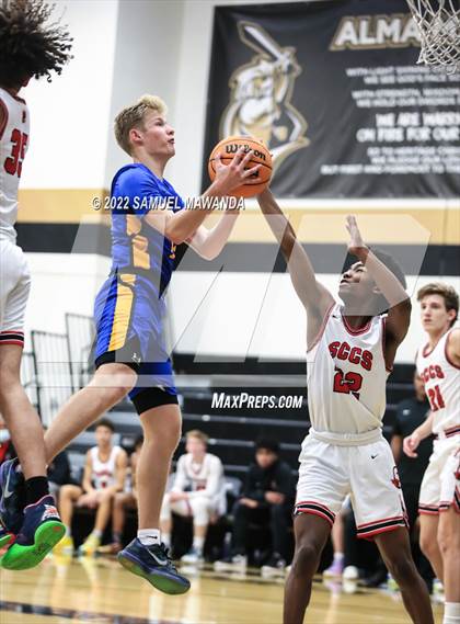 Thumbnail 1 in Bakersfield Christian vs  Santa Clarita Christian (The Warrior Showcase) photogallery.