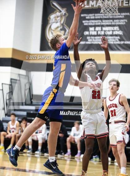 Thumbnail 3 in Bakersfield Christian vs  Santa Clarita Christian (The Warrior Showcase) photogallery.