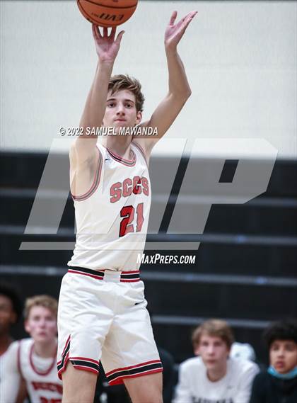 Thumbnail 2 in Bakersfield Christian vs  Santa Clarita Christian (The Warrior Showcase) photogallery.
