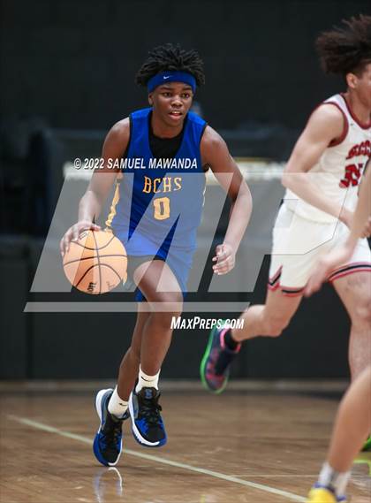 Thumbnail 1 in Bakersfield Christian vs  Santa Clarita Christian (The Warrior Showcase) photogallery.