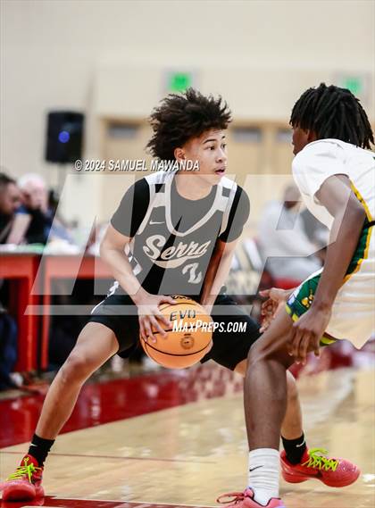 Thumbnail 2 in Long Beach Poly vs Serra (Take Flight Challenge) photogallery.