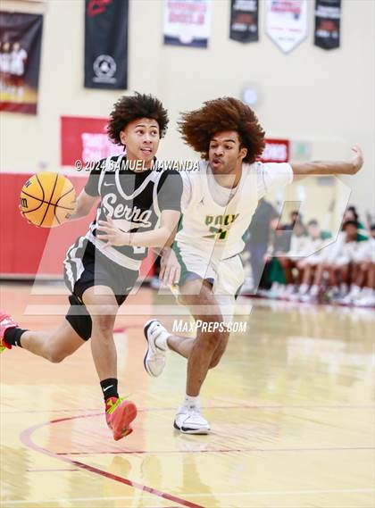 Thumbnail 2 in Long Beach Poly vs Serra (Take Flight Challenge) photogallery.