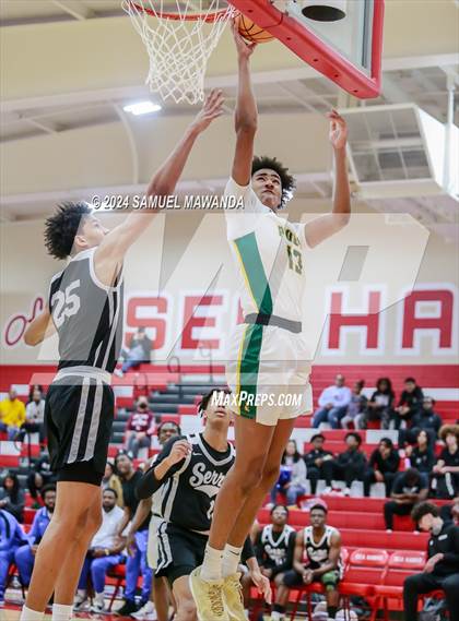 Thumbnail 1 in Long Beach Poly vs Serra (Take Flight Challenge) photogallery.