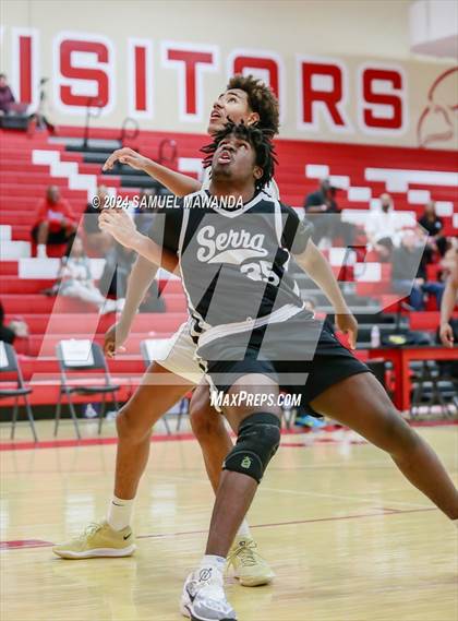 Thumbnail 3 in Long Beach Poly vs Serra (Take Flight Challenge) photogallery.