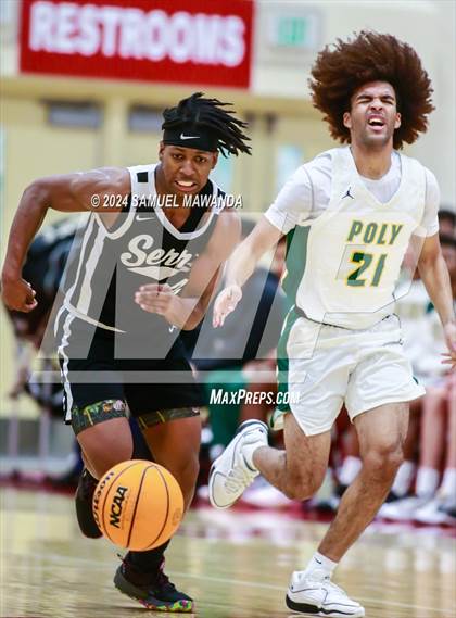 Thumbnail 1 in Long Beach Poly vs Serra (Take Flight Challenge) photogallery.