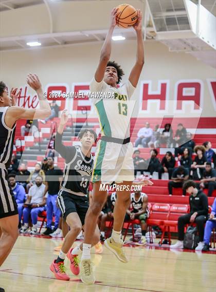 Thumbnail 2 in Long Beach Poly vs Serra (Take Flight Challenge) photogallery.