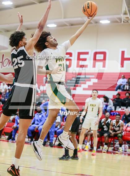 Thumbnail 2 in Long Beach Poly vs Serra (Take Flight Challenge) photogallery.