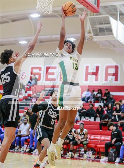 Thumbnail 3 in Long Beach Poly vs Serra (Take Flight Challenge) photogallery.