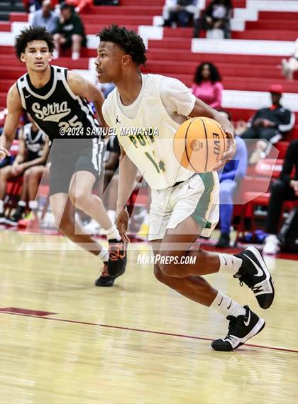 Thumbnail 3 in Long Beach Poly vs Serra (Take Flight Challenge) photogallery.