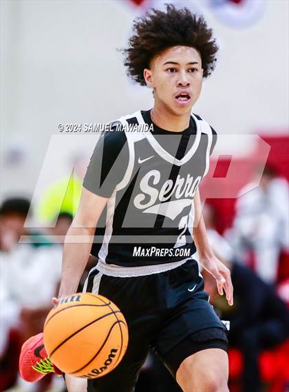 Thumbnail 2 in Long Beach Poly vs Serra (Take Flight Challenge) photogallery.