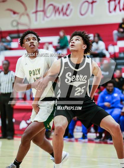 Thumbnail 2 in Long Beach Poly vs Serra (Take Flight Challenge) photogallery.