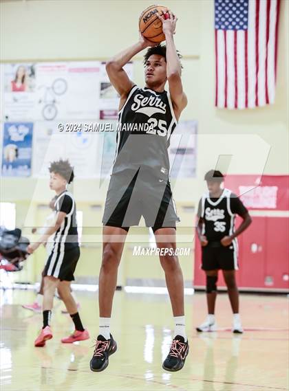 Thumbnail 2 in Long Beach Poly vs Serra (Take Flight Challenge) photogallery.