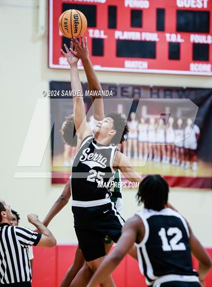 Thumbnail 1 in Long Beach Poly vs Serra (Take Flight Challenge) photogallery.