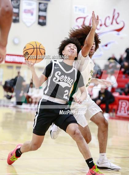 Thumbnail 3 in Long Beach Poly vs Serra (Take Flight Challenge) photogallery.