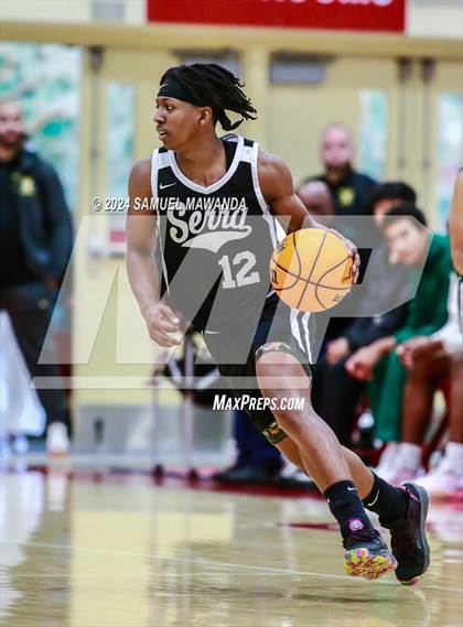 Thumbnail 2 in Long Beach Poly vs Serra (Take Flight Challenge) photogallery.