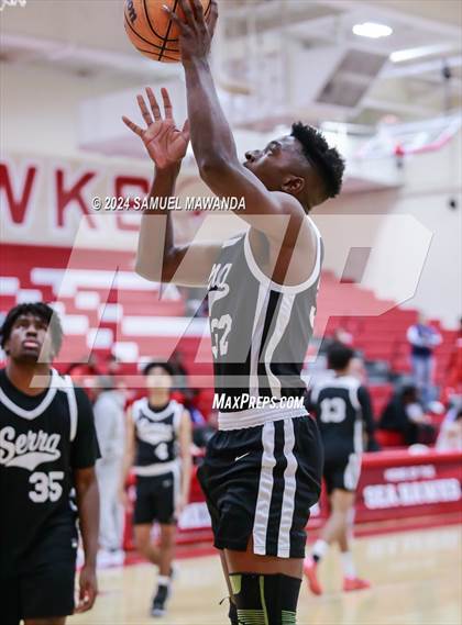 Thumbnail 2 in Long Beach Poly vs Serra (Take Flight Challenge) photogallery.