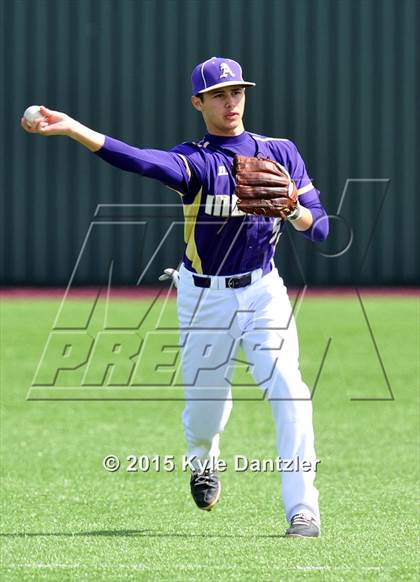 Thumbnail 3 in Alvarado vs Peaster (Bowie Invitational) photogallery.