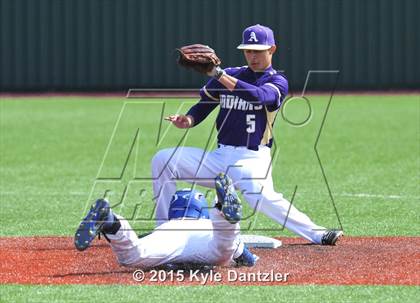 Thumbnail 3 in Alvarado vs Peaster (Bowie Invitational) photogallery.