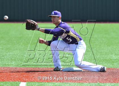Thumbnail 2 in Alvarado vs Peaster (Bowie Invitational) photogallery.