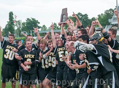 Thumbnail 2 in Lake Norman vs. Apex (NCHSAA Final) photogallery.