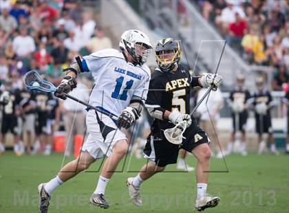 Thumbnail 3 in Lake Norman vs. Apex (NCHSAA Final) photogallery.