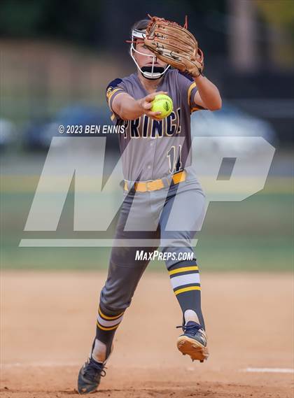 Thumbnail 3 in Heard County vs Prince Avenue Christian (GHSA 1A D1 State Tournament) photogallery.