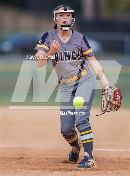 Thumbnail 3 in Heard County vs Prince Avenue Christian (GHSA 1A D1 State Tournament) photogallery.