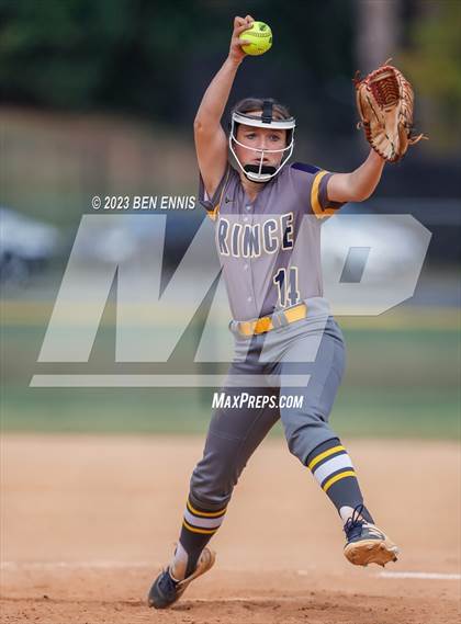 Thumbnail 2 in Heard County vs Prince Avenue Christian (GHSA 1A D1 State Tournament) photogallery.