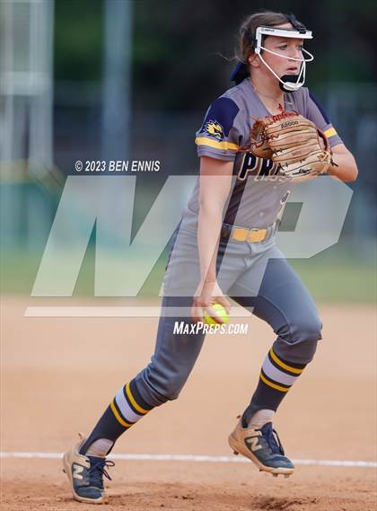 Thumbnail 3 in Heard County vs Prince Avenue Christian (GHSA 1A D1 State Tournament) photogallery.