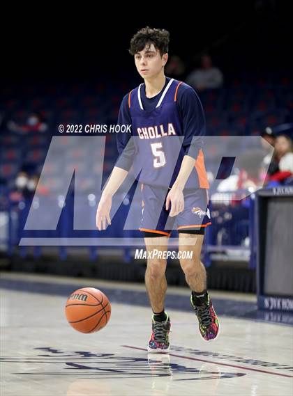 Thumbnail 3 in Salpointe Catholic vs Cholla (MLK Basketball Classic) photogallery.
