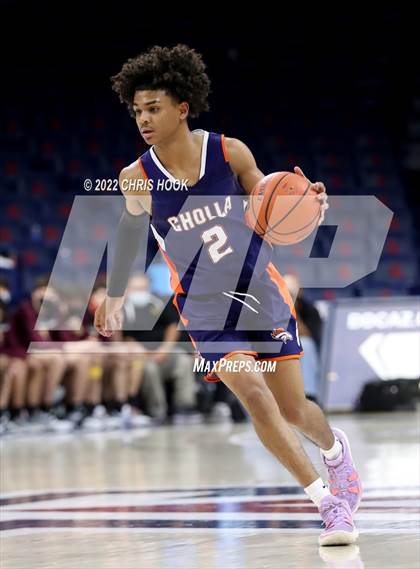 Thumbnail 3 in Salpointe Catholic vs Cholla (MLK Basketball Classic) photogallery.