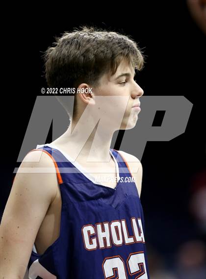 Thumbnail 3 in Salpointe Catholic vs Cholla (MLK Basketball Classic) photogallery.