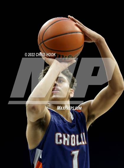 Thumbnail 2 in Salpointe Catholic vs Cholla (MLK Basketball Classic) photogallery.