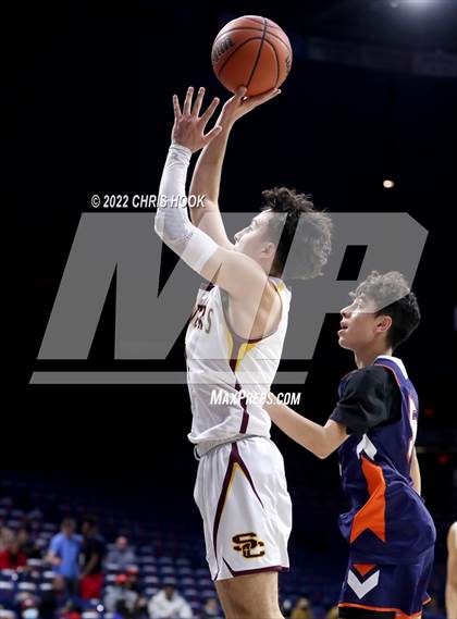 Thumbnail 3 in Salpointe Catholic vs Cholla (MLK Basketball Classic) photogallery.