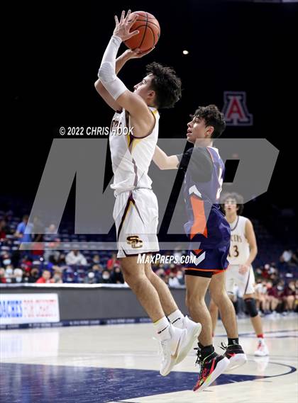 Thumbnail 2 in Salpointe Catholic vs Cholla (MLK Basketball Classic) photogallery.