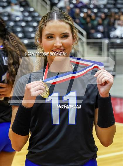 Thumbnail 1 in Byron Nelson vs. Stratford (UIL 6A Volleyball Division II Final Medal Ceremony) photogallery.