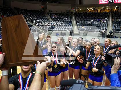 Thumbnail 1 in Byron Nelson vs. Stratford (UIL 6A Volleyball Division II Final Medal Ceremony) photogallery.