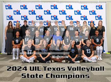 Thumbnail 2 in Byron Nelson vs. Stratford (UIL 6A Volleyball Division II Final Medal Ceremony) photogallery.