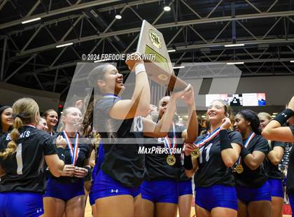 Thumbnail 3 in Byron Nelson vs. Stratford (UIL 6A Volleyball Division II Final Medal Ceremony) photogallery.