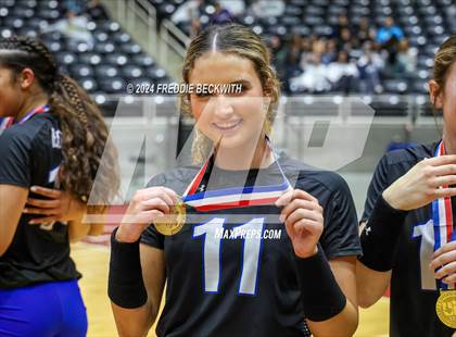 Thumbnail 2 in Byron Nelson vs. Stratford (UIL 6A Volleyball Division II Final Medal Ceremony) photogallery.