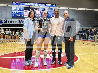 Thumbnail 3 in Byron Nelson vs. Stratford (UIL 6A Volleyball Division II Final Medal Ceremony) photogallery.