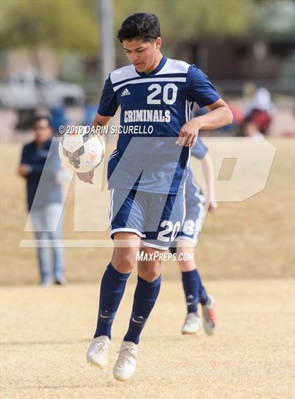 Thumbnail 3 in Yuma vs. NFL YET Academy (Chandler Prep Invitational) photogallery.