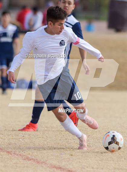 Thumbnail 1 in Yuma vs. NFL YET Academy (Chandler Prep Invitational) photogallery.