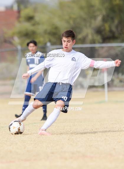 Thumbnail 1 in Yuma vs. NFL YET Academy (Chandler Prep Invitational) photogallery.